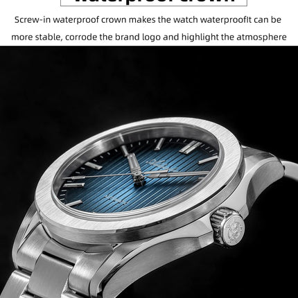 ADDIESDIVE Luxury Men's Automatic Watch Sapphire Glass Japan 8215 Mechanical Watch BGW9 Super Luminous Men Analog Watches AD2533