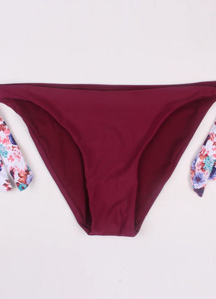 Bikini da donna sexy stile estivo da spiaggia, bikini push up con scollo all'americana, costume da bagno brasiliano floreale PlatiNum