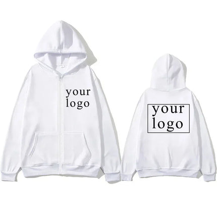Men Women DIY Zipper cardigan hoodie 2025 New Fashion Your Own Design Brand Logo/Picture Personalized Custom Anywhere
