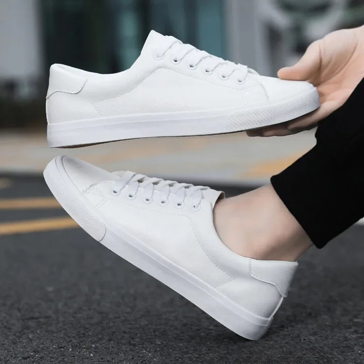 Classic Men Leather Casual Shoes High Quality Comfortable Platform Sneakers Men Flats Shoe Loafers British Jogging Shoe Hot Sale