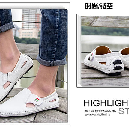 Nuovo 2023 estate scarpe in pelle traspirante uomo mocassini Casual Design di marca appartamenti da uomo fatti a mano mocassini in morbida pelle scarpe da barca