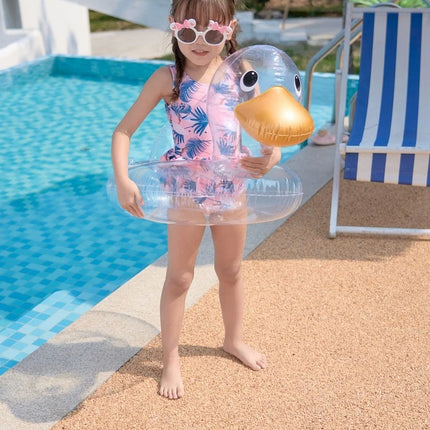 Rooxin Flamingo Nuoto Cerchio Bambino Infantile Galleggiante Piscina Anello di Nuoto Con Parasole Sedile Galleggiante Estate Spiaggia Piscina Festa Giocattoli