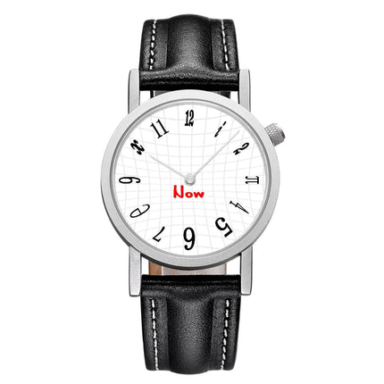 FEB 30TH Walking Men Design orologio Unisex da uomo dal Design creativo 3ATM cinturino in acciaio inossidabile resistente all'acqua platinumshop