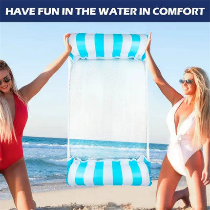 Amaca gonfiabile per piscina galleggiante Amaca per adulti Amaca per acqua per adulti 4 in 1, sella, deriva, lettino, galleggianti Zattere Piscina Lago Spiaggia