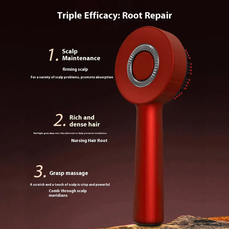 Factory Direct 2026 Electric Hair Regrowth Brush with Infrared Light Machine Acupoint Scalp Massage Anti-Hair Loss Exercise Hair