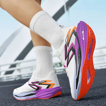 2026 NEW Men Sports Running Shoes Off Marathon Breathable Light Comfortable Women Athletic Sneakers Jogging Tenis Air Cushion PlatiNum