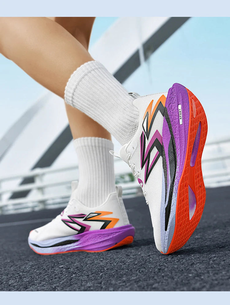 2026 NEW Men Sports Running Shoes Off Marathon Breathable Light Comfortable Women Athletic Sneakers Jogging Tenis Air Cushion PlatiNum