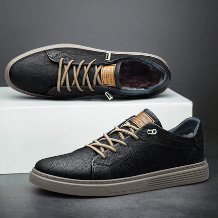 Italian Brand Black Genuine Leather Oxford Shoes UNISEX Casual Shoes Lace Up Flat Sneakers  Luxury Shoes for Men Big Size: 36-47