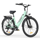 HillMiles MileCity 1 Bicicletta Elettrica Step-Through da 26 Pollici, E-Bike con Autonomia di 120km, Motore da 250W, Batteria 36V 13Ah, Velocità Massima 25km/h, Cambio a 7 Velocità, Freni a Disco, Bicicletta Elettrica Urban