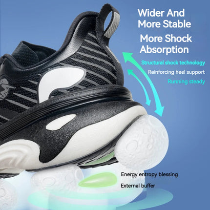 ONEMIX Orca Uomo Ammortizzazione Scarpe da corsa Allenamento Scarpe sportive da atletica all'aperto Scarpe da ginnastica invernali da uomo antiscivolo resistenti all'usura PlatiNum