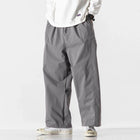 Pantaloni estivi da uomo a gamba larga Pantaloni moda casual solidi leggeri e sottili Harun Pantaloni da jogging larghi da uomo Pantaloni cargo Streetwear Taglie forti 5XL