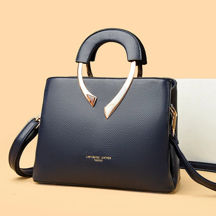 Luxury Handbags Women Bags Designer 3 Layers Soft Leather Shoulder Crossbody Sac Ladies Large Capacity Shopping Messenger Tote PlatiNum