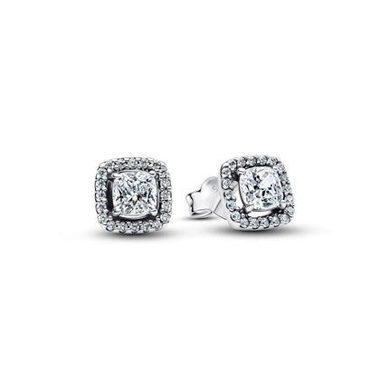 Orecchini e Ciondolo con Zirconi Scintillanti, Combinazione Fiore di Ciliegio e Farfalla, Orecchini in Argento 925, Regalo Ideale per Donne platinumshop