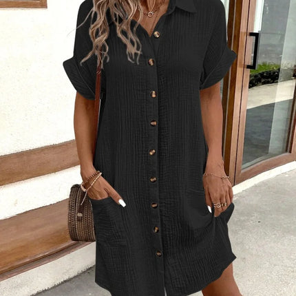 Women's long-sleeved dress with v-neck, artistic retro cotton linen print, elegant high-waisted style available