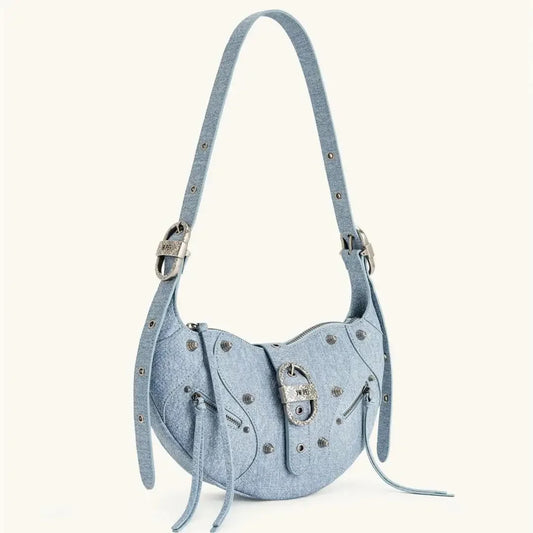 JW PEI Borsa da donna Borsa a mezzaluna dal design di marca di nicchia Tinta unita Borsa estetica dal design squisito multifunzionale di alta qualità