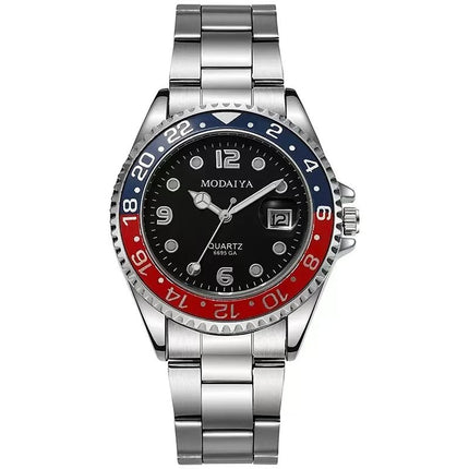 Orologi da uomo alla moda con data Orologio sportivo casual di lusso di fascia alta Orologi da polso classici da uomo al quarzo da lavoro in acciaio inossidabile platinumshop