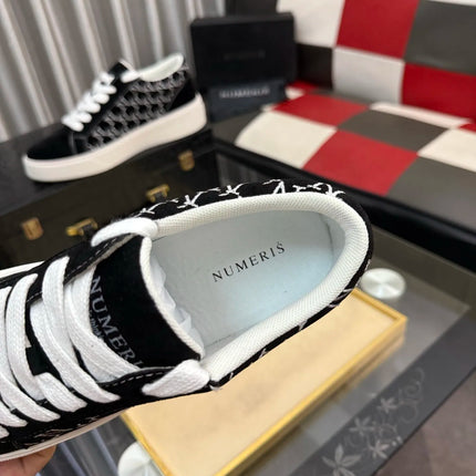 Designer Faithful Low-Top Numeris Sneakers Heightening Casual Sports White Board oes for Couples Lightweight Rubber Outsole