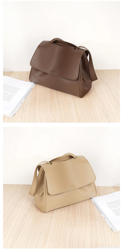 2025 New Soft Leather Tote Bag Women's Spacious Shoulder Crossbody Purse Multiway Underarm Chic Stylish Casual Top Handle Bag