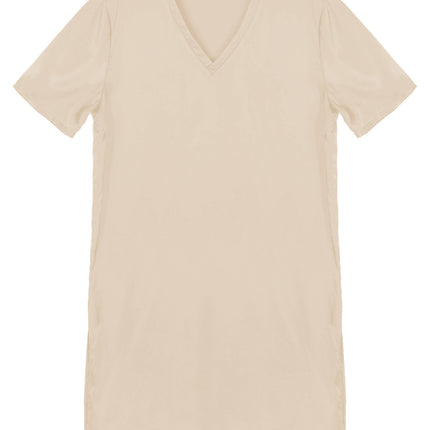 Donna uomo pigiama in raso di seta pigiameria maniche corte camicia da notte Kimono accappatoio abito da notte accappatoio camicia da notte estiva Homewear