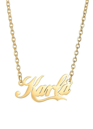 Collana con ciondolo personalizzato di grandi dimensioni, catena cubana spessa, collana con nome di personalizzazione hip-hop, gioielli di moda PlatiNum
