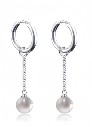 Long Hanging Crosses Leaves Pendants Hoops Woman Earrings Man Vintage Stainless steel Hip Hop Ear Piercing Jewelry Accessories PlatiNum