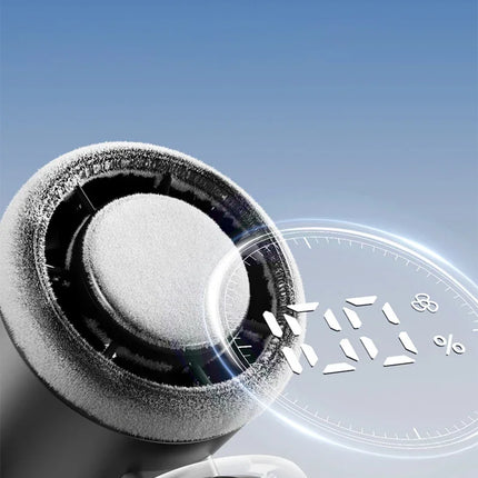 Ventilatore da tavolo USB Lenovo Fast Chill Ice Compress pieghevole/da appendere, con funzione di raffreddamento a ghiaccio, portatile, 100 velocità, Turbo, per esterni