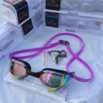 Arema pro Swim Goggles Professional Racing Waterproof Anti-fog High-definition UV400 Competition Training Swimming Equipment