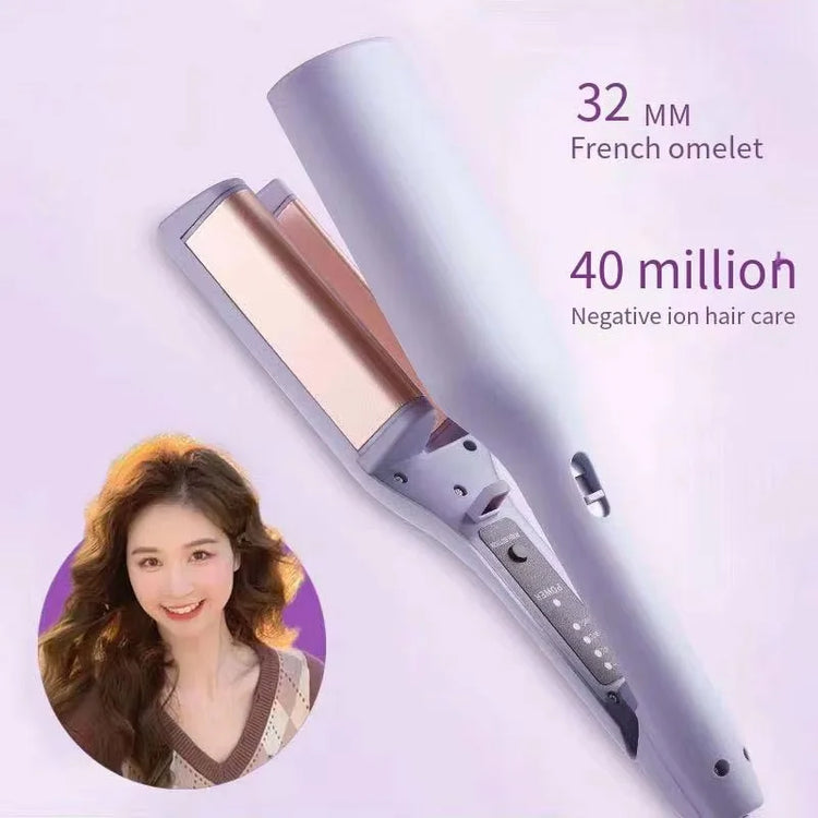 Foldable Lcd Display Hair Styling Professional Wave Hair Curling Ceramic Irons 3 Barrel Electric Hair Curler