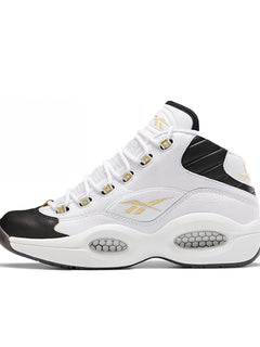 Reebok Question Basketball Shoes Unisex Mid Top White EF7599