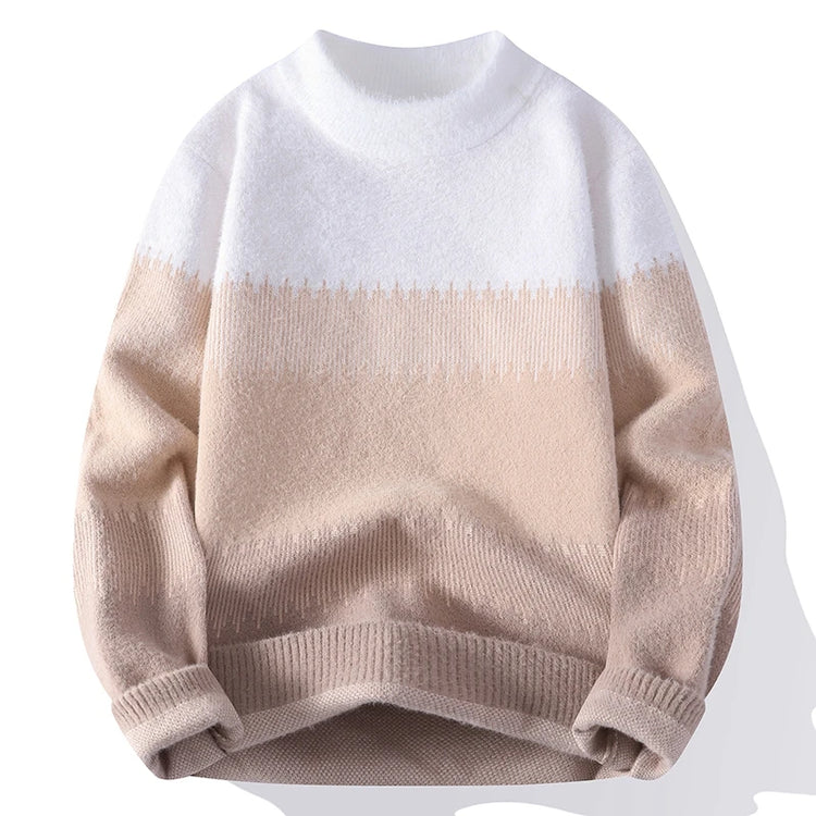 Winter Sweaters for male men thick O-neck sweater men Student youth sweaters autumn Men's wool Casual Knitwear Pullover