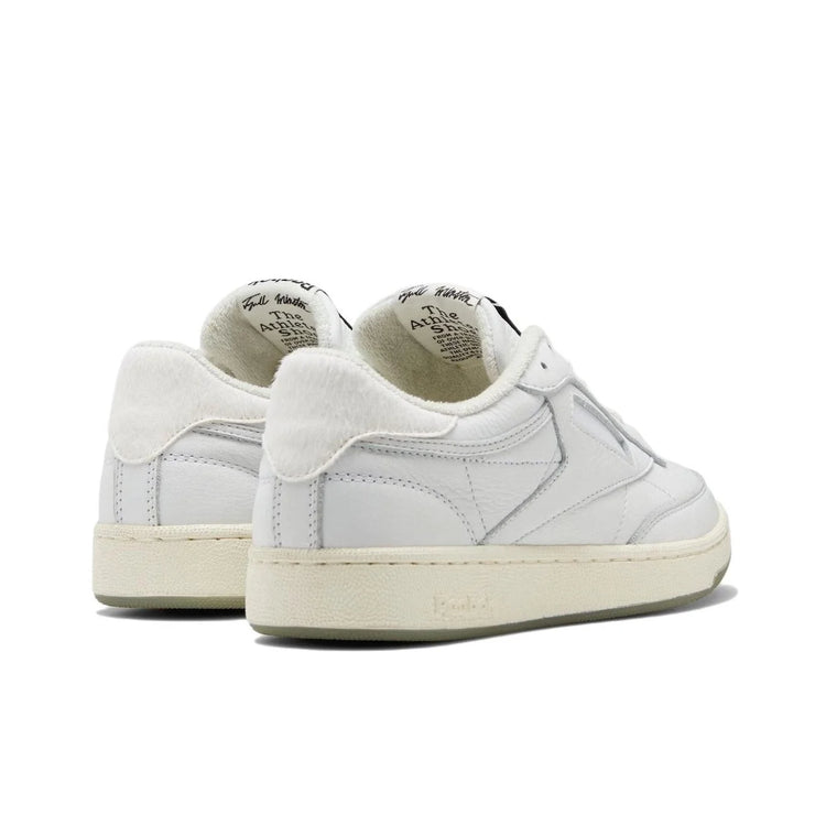 Reebok 85 Leather Spring Abrasion Resistant Lightweight Low top Skateboard Shoes Unisex White GZ1567