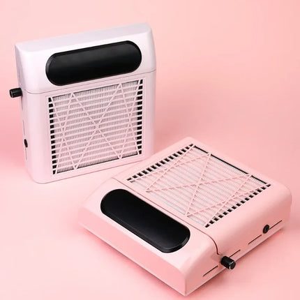 Nail Grinding Polishing Dust Collector Desktop Adjustable Speed Vacuum Device For Home Salon Nail Art Sessions