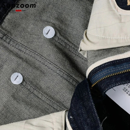 Supzoom New Arrival Hot Sale Top Fashion Autumn Zipper Fly Stonewashed Casual Patchwork Cargo Denim Pockets Cotton Jeans Men PlatiNum
