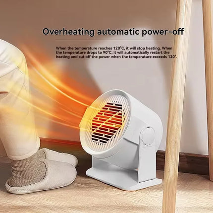 Mini Electric Heater Quick Heating Overheating Protection Home Electric Heater Desktop Small Warm Air Heater Indoor Office