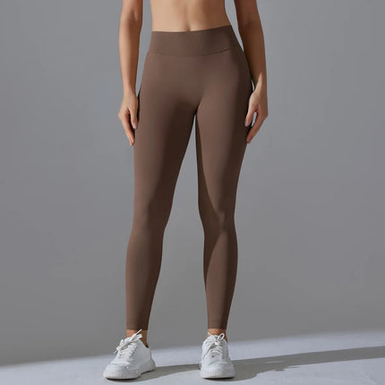 Fitness Sports Leggings Women's High Waist Seamless Yoga Legging Scrunch Butt Breathable Push Up Sports Pants Women Gym Tights PlatiNum