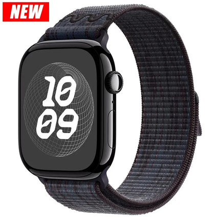 Cinturino in nylon per Apple Watch Ultra 3 49mm, bracciale iWatch 11 10 9 8 7 6 5 4 SE Sport NUOVO Design 42-46mm 45mm 44mm 41mm