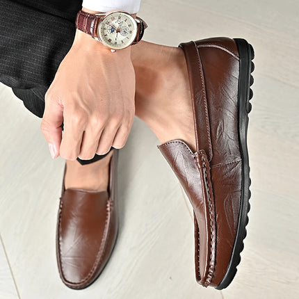 Scarpe Casual da Uomo in Pelle PU, Nuovi Arrivi, Mocassini Leggeri e Comodi, Scarpe da Guida e da Cerimonia, Slip-On
