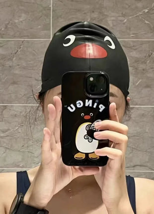 Nuovo cuffia da nuoto elastica Cappello da nuoto in silicone impermeabile allargato Comodo cappello da nuoto professionale con protezione per le orecchie