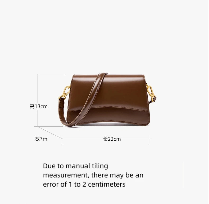 YANATARI underarm cowhide Genuine leather handbags women vintage shoulder bag female luxury bags womens high quality 2025