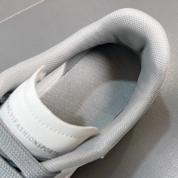 2025 New Men's Breathable Sneakers Fashion Trend Versatile Casual Shoes Thick soled Height Increasing Sports Running Shoes