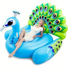 Sloosh Gonfiabile a Forma di Pavone Gigante, Galleggiante Divertente per Piscina e Spiaggia, Giocattolo Galleggiante Estivo per Adulti e Bambini
