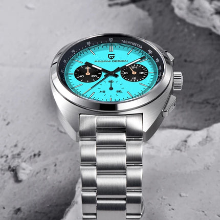 Nuovo Orologio da Uomo PAGANI DESIGN Panda 2026, Orologio al Quarzo Retrò, Cronografo Impermeabile con Vetro Zaffiro AR, Luminoso, Sportivo, in Acciaio Inossidabile
