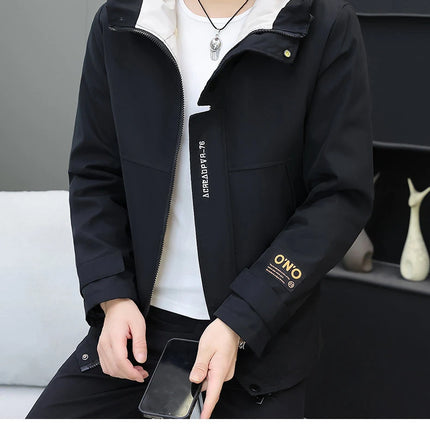 Men's Autumn/Winter Jackets New Arrived Trendy Brand Couple Jacket Men's Women's Handsome Casual Hooded Work Jacket Coat