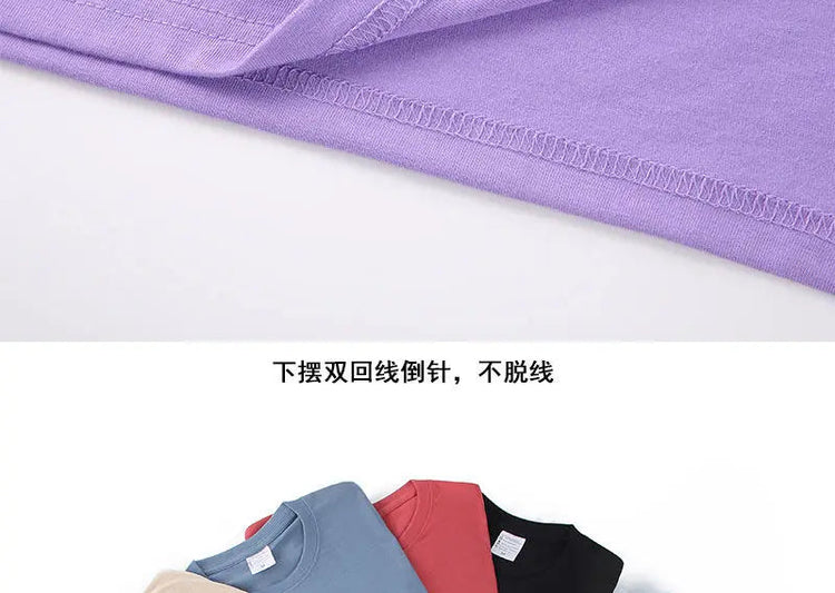 100% Cotton T-shirt Men Women Solid Color O Neck Short-sleeved Tops Summer Korean Loose Half-sleeve T Shirt Unisex M-4XL PlatiNum