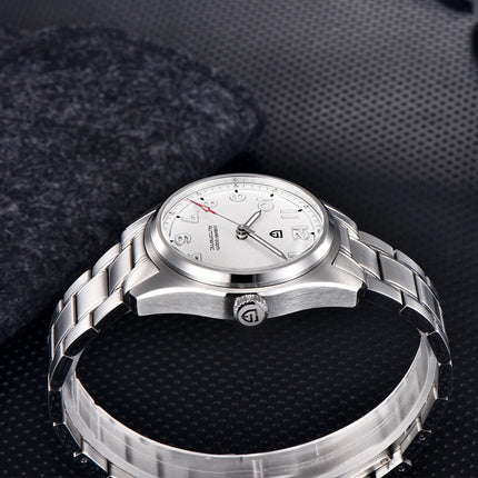 PAGANI DESIGN PD1717 V2 Orologio meccanico automatico da uomo NH35 38mm Vetro zaffiro 200M Impermeabile Acciaio inossidabile Luminoso