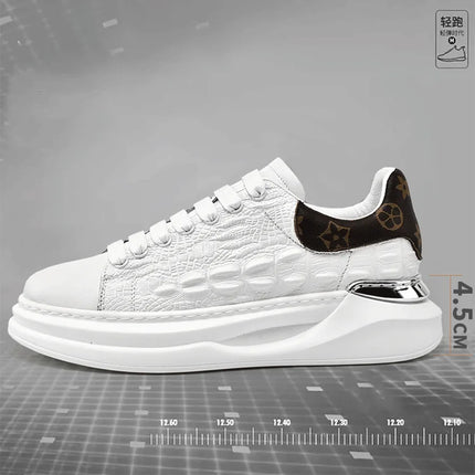 Leather Shoes Men's Skateboard Cricket for Men Sports Running Sneakers Male Luxury Designer Flats Platform