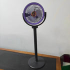 Ventilatore a piantana e da tavolo 2-in-1 moderno, circolatore d'aria a 5 velocità, flusso d'aria a spirale, altezza regolabile, per casa, camera da letto, ufficio