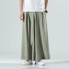 Abbigliamento da uomo in stile cinese estate sottile seta di ghiaccio pantaloni larghi Casual da uom