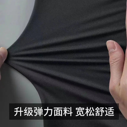 Quick Dry Male Clothes Tracksuit T-shirt Sets Spring Autumn Men Half Zipper Long Sleeve Breathable Sports Training Pants Suit PlatiNum