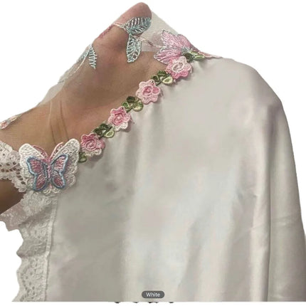 Camicia da notte chemise a V profonda in rete e raso ricamato trasparente – Sensation virale TikTok in UE/USA
